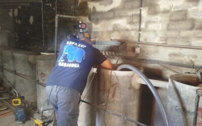 Limpiezas industriales en Lleida: limpieza de depósitos de microcemento